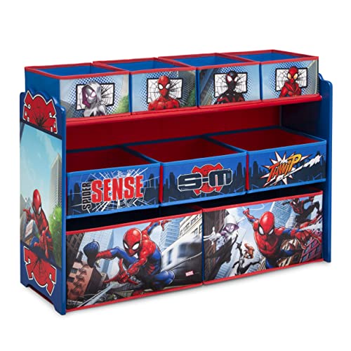 Marvel Spider-Man Deluxe 9 Bin Design and Store Toy Organizer by Delta Children