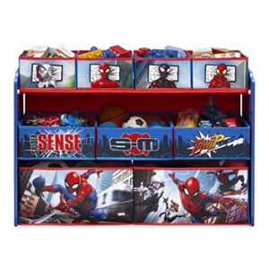 Marvel Spider-Man Deluxe 9 Bin Design and Store Toy Organizer by Delta Children