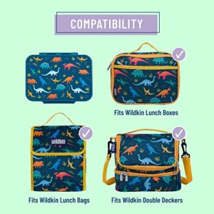 Wildkin Kids Bento Box for Boys and Girls, Features 4 Compartments, Leak Proof with Close Clasp Design, Ideal for Packing Snacks for School and Travel Bento for Kids (Jurassic Dinosaurs)