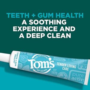 Tom's of Maine PureActiv Teeth + Gum Health* Natural Anticavity Toothpaste Gel 4.0oz , 3-Pack