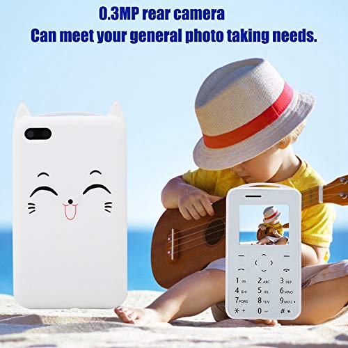 Simple Mobile Phone, 0.3Mp Rear Camera Mobile Phone for Senior for Children and Students