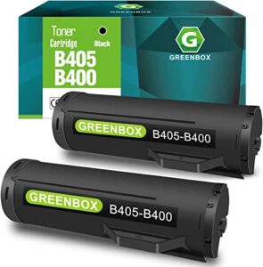 greenbox remanufactured b400 toner cartridge replacement for xerox b400 b405 106r03584 high yield for versalink b400 b400n b400dn b405 b405dn printer (24,600 pages, 2 black)