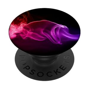 purple abstract smoke popsockets standard popgrip