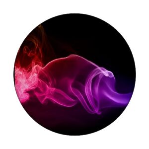 Purple Abstract Smoke PopSockets Standard PopGrip