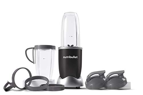 NutriBullet NB9-1301K Pro 13 Pcs Onyx Black, 900W & nutribullet Pro Deluxe Upgrade