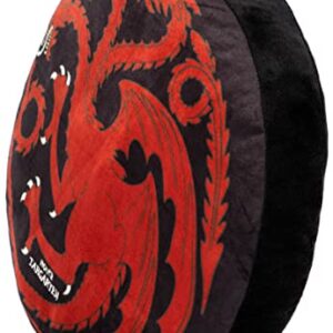 Jay Franco Game of Thrones Targaryen Shaped Decorative Pillow - Super Soft Throw Plush Pillow - Measures 14 Inches (Official Game of Thrones Product)