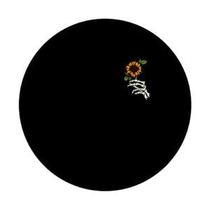 Leopard Sunflower Skeleton Hand PopSockets Swappable PopGrip