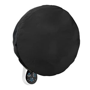 whaiyijia fan cover, outdoor indoor wall mounted fan waterproof dust cover for 18-20 inch industrial wall fan（black）