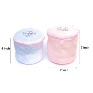 (2 Pcs) Laundry Bag Mesh Bra Washing Bag for Bras Intimates Lingerie and Delicates for Sorting and Washing Clothes