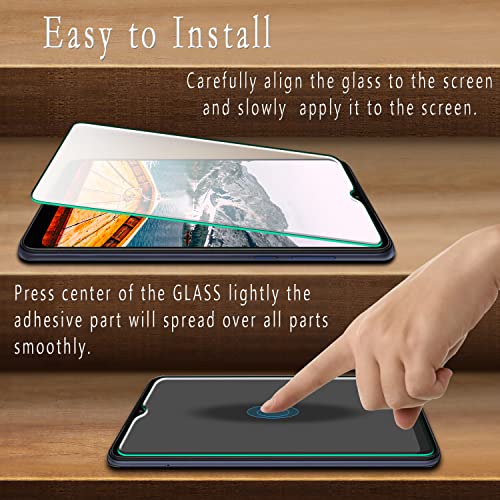 HPTech (2 Pack) Designed for Motorola Moto G Pure Tempered Glass Screen Protector, Easy to Install, Anti Scratch, Bubble Free