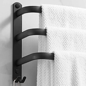 Senhill 3-Tier Towel Bar Wall Mounted Bath Towel Rack Towel Storage Shelf for Bathroom 24-Inch Towel Holder Towel Rail Towel Hanger