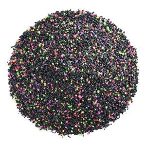 GloFish Aquarium Sand 5 Pounds, Black with Highlights, Complements Tanks and Décor, (AQ-78485)