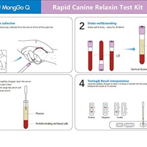 SmileCare Pet Rapid Dog Pregnancy Test Kit，Canine Pregnancy Relaxin RLN Auxiliary Diagnostic Healthy Testing Kit for Dogs 10-Packed