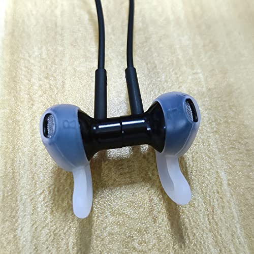 SUYUZREY Wired Earbud Upgrade high-Fidelity Heavy bass semi-in-Ear Headphones with Microphone,3.5mm Jack Dual-Diaphragm Stereo Earbuds bass Boost,with Earhook and Sponge Noise Reduction Earphones