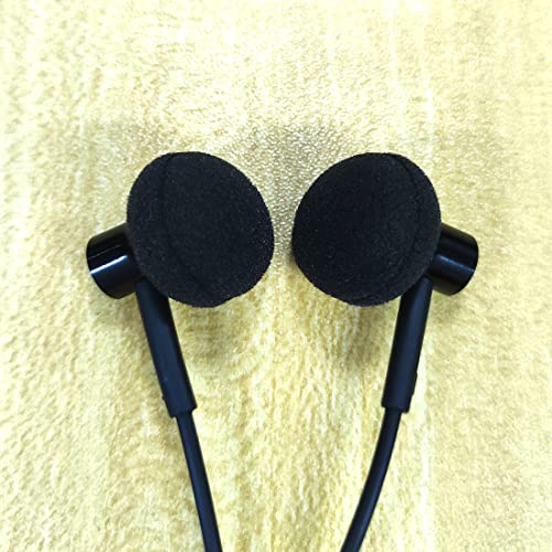 SUYUZREY Wired Earbud Upgrade high-Fidelity Heavy bass semi-in-Ear Headphones with Microphone,3.5mm Jack Dual-Diaphragm Stereo Earbuds bass Boost,with Earhook and Sponge Noise Reduction Earphones