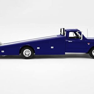 1967 Chevy C30 Ramp Truck Blue Limited Edition to 312 Pieces Worldwide 1/18 Diecast Model Car by Acme A1801709