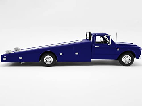 1967 Chevy C30 Ramp Truck Blue Limited Edition to 312 Pieces Worldwide 1/18 Diecast Model Car by Acme A1801709