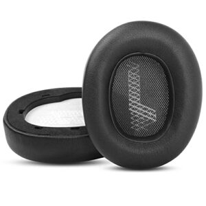 YunYiYi Live 650 BTNC E65BTNC Ear Pads Ear Cushions Compatible with JBL E65BTNC /Duet NC/Live 650BTNC/Live 660 BTNC Headset Earpads (Black 1)