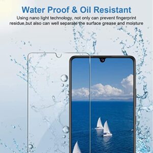 [3+3 Pack] Galaxy A42 Screen Protector with Camera Lens Protector, HD Tempered Glass Film, 9H Hardness, Anti Scratch, Easy Installation, Bubble Free, Screen Protector for Samsung Galaxy A42 5G