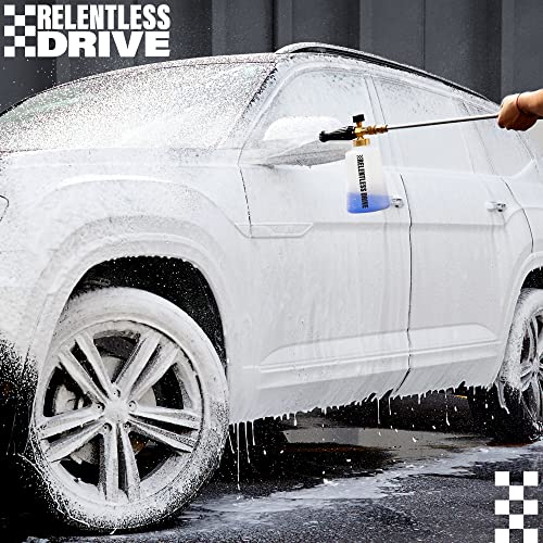 Foam Cannon for Pressure Washer Kit - Car Wash Foam Gun w/Car Wash Soap - Pressure Washer Accessories Soap Cannon