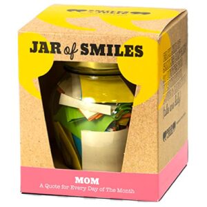 smiles by julie mom quotations in a jar. a month of loving, fun & kind quotes to show your mom affection & admiration. thoughtful & loving. unique gift box
