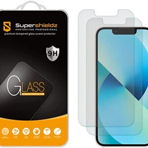 Supershieldz (2 Pack) Anti-Glare (Matte) Screen Protector Designed for iPhone 13 Mini (5.4 inch) [Tempered Glass] 0.33mm, Anti Fingerprint, Anti Scratch, Bubble Free