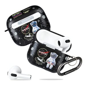 Mulafnxal for AirPod 3/3rd Generation Case Fashion Unique Hard IMD Design for Air Pods 3 (2021) Cover Cases Cartoon Character Cute Funny Trendy Designer for Girls Boys Teen Kids(Star Astronaut)