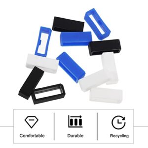 Hemobllo Watch Strap Smart Watch Bands Wristbands 12pcs Watch Strap Rubber Replacement Watch Band Strap Watch Strap Keeper Retainer Silicone Leather Watch Band Rubber Band Keeper