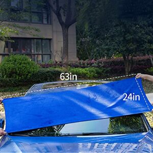 3/5/10 Pack Large Car Drying Towels, 24” x 60” Microfiber Car Wash Towels, Ultra Absorbent Microfiber Car Towels, Lint and Scratch Free Microfiber Towels, Thick Towers for Car, Truck, SUV (5 Pack)