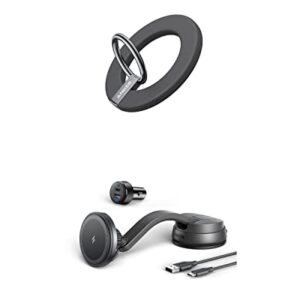 Anker Car Charging Mount with Magnetic Finger Kickstand