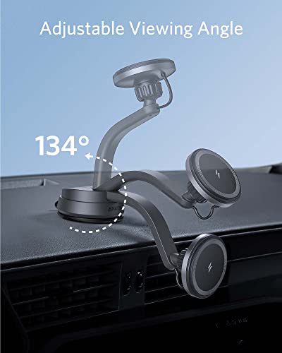 Anker Car Charging Mount with Magnetic Finger Kickstand