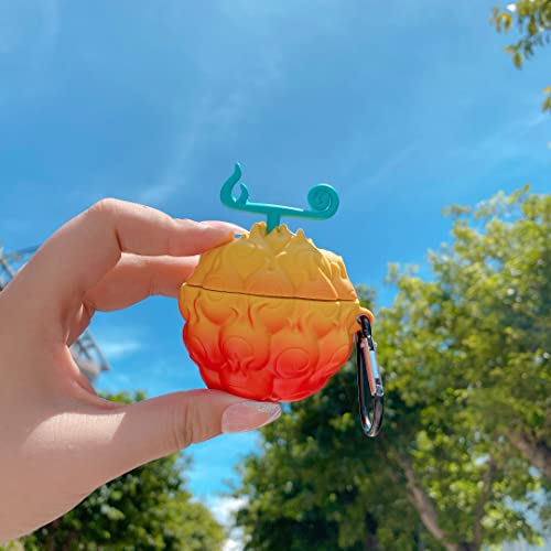 Airpod 3 Case 2021 Silicone Protective Cover, Cartoon Anime Character Design, Suitable for The New Airpod 3 case, Suitable for Young Girls and Boys，Strange Fruit Design