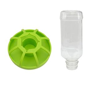 Bilindasly 1PCS Reptile Food Dish Automatic Water Drinker Dispenser Feeding Bowl Lizard Tortoise Feeder Round Dish Terrarium Dish Drink Bottle for Turtle Tortoise Lizard