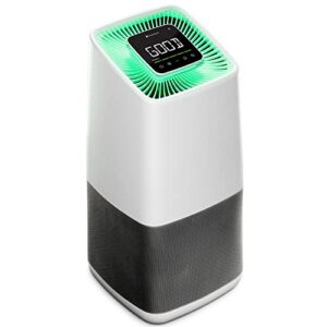 greentech environmental pureair active hepa+ pro with odogard® - odor eliminator and air purifiers for home, office, and bedroom, up to 375 square feet, neutralizes tough odors, easy set up