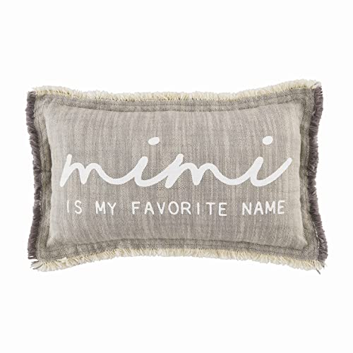 Mud Pie Grandmother Small Pillow, 15" x 9", Mimi