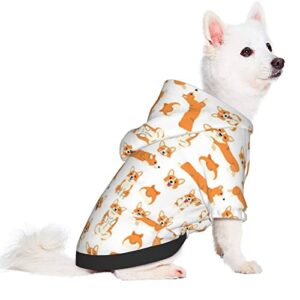 Customized Dog Hoodie, Personalized Dog Hoodies, Add Your Image/Photo/Text for Warm Pet Pullover Sweatshirt, Dog Clothes Pet Apparel for Small Breed XS-XXL