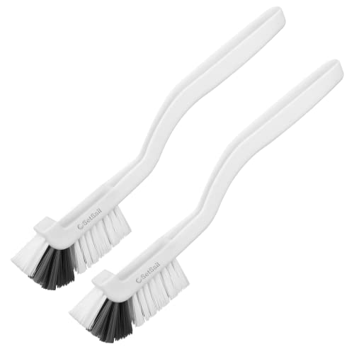 SetSail Small Scrub Brush, Mini Grout Brush Micro Edge Corner Cleaning Brush for Bottle, Tile Lines, Window Track, Bathroom Crevice Brush for Crevice and Narrow Space, 2 Pack k051