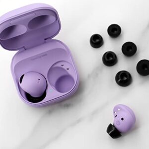 Memory Form Galaxy Buds 2 Pro Ear Tips, S/M/L 3 Size Replacement Reduce Noise Anti-Slip Fit in Case Premium Earbuds Gel Compatible with Beats Studio Buds/Galaxy Buds Pro/Galaxy Buds 2 Pro - Black