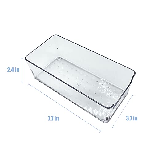 Hamster Sand Bath Box Transparent Acrylic Bathroom Small Animal Cleaning Supplies Dust Removal Bathtub Bathing Container for Hamster Gerbil Sugar Glider (2 Pcs)