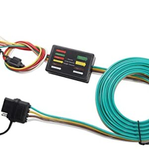 Oyviny Custom 4 Way Trailer Wiring Harness 56161 for Honda Odyssey 2005-2010, Factory Tow Package Required
