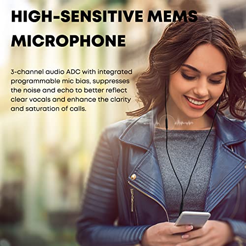 USB Type C Headphones with Super Bass and 7.1 Surround, 4 Sound Effects&Karaoke Mode in Ear Earphones Wired Earbuds for Samsung Galaxy S22 S21 S20 Ultra Plus Note20, iPhone 15 15Pro 15Pro Max iPad Pro