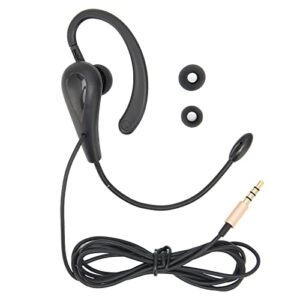 call center headset,ear hook single sided 3.5mm headphone with microphone single ear telephone headset for laptop mobile phones