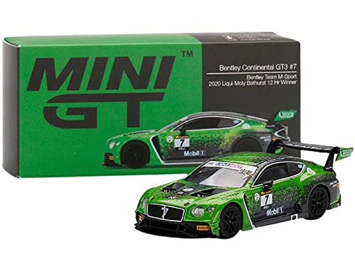 Bentley Continental GT3 (RHD) #7 Winner Liqui-Moly Bathurst 12 Hours (2020) Ltd Ed 1800 pcs 1/64 Diecast Model Car by True Scale Miniatures MGT00238