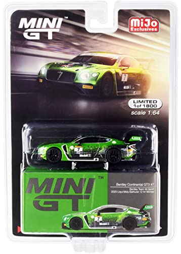 Bentley Continental GT3 (RHD) #7 Winner Liqui-Moly Bathurst 12 Hours (2020) Ltd Ed 1800 pcs 1/64 Diecast Model Car by True Scale Miniatures MGT00238