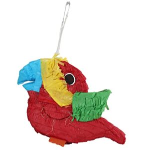 penn-plax birdie pinata with natural nesting material – safe for medium and large birds – colorful & fun addition to any cage – large