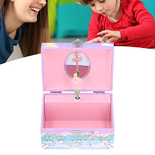 Musical Jewelry Box, Christmas Gift Exquisite Unique Music Storage Box for Organizing Small Daily Items for Birthday Gift(F Music Box)