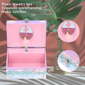 Musical Jewelry Box, Christmas Gift Exquisite Unique Music Storage Box for Organizing Small Daily Items for Birthday Gift(F Music Box)