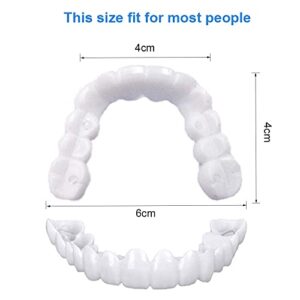 Denture Smile Teeth Customizable Temporary Perfect Fake Teeth Molds Braces for Snap in Instant &Confidence Smile