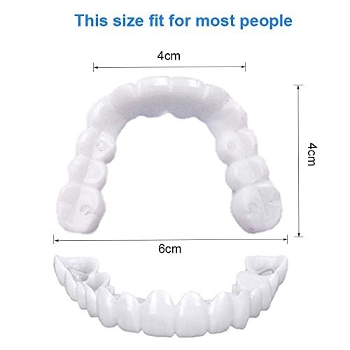 Denture Smile Teeth Customizable Temporary Perfect Fake Teeth Molds Braces for Snap in Instant &Confidence Smile