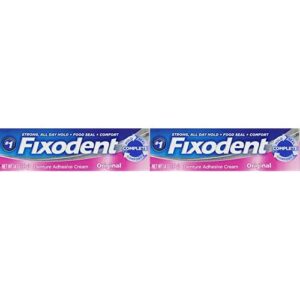 fixodent original denture adhesive cream 1.4 oz (pack of 2)